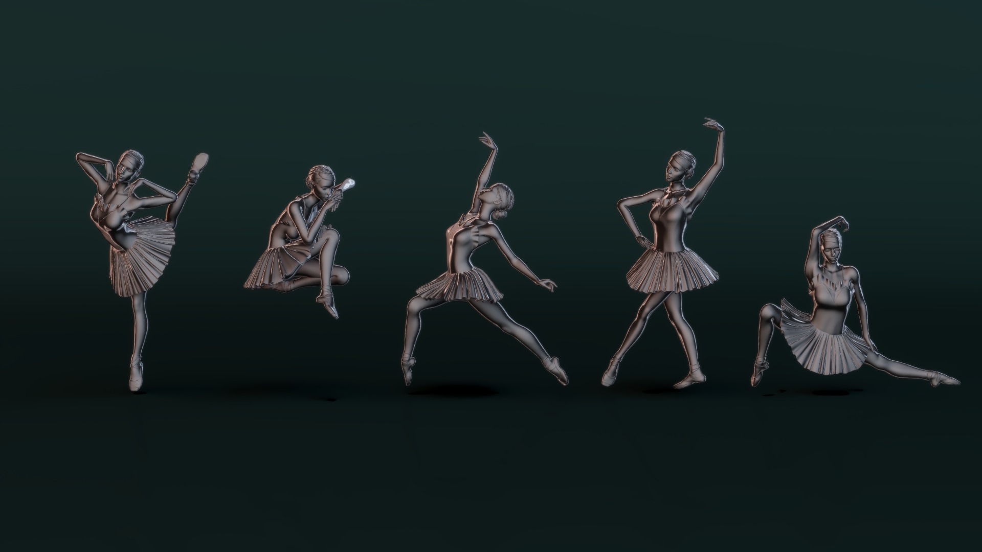 Ballerina Set05 3D model_6