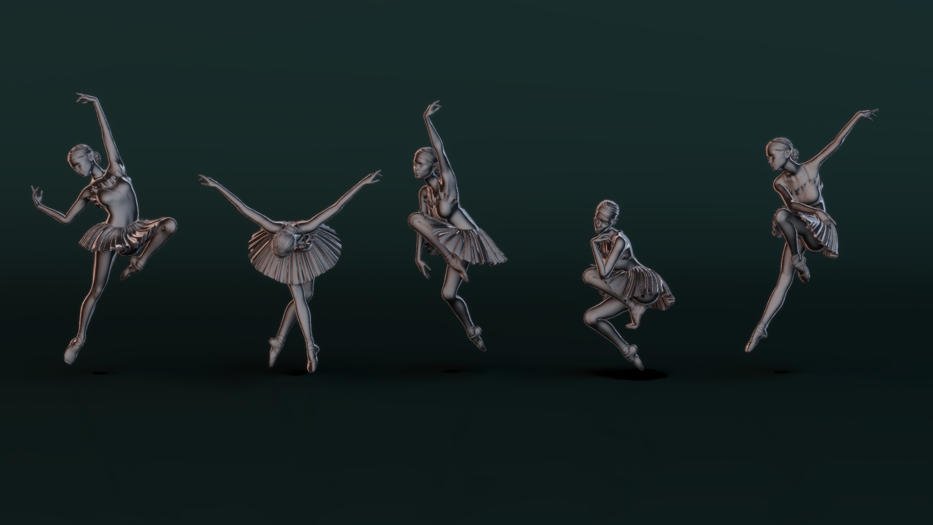 Ballerina Set05 3D model_9