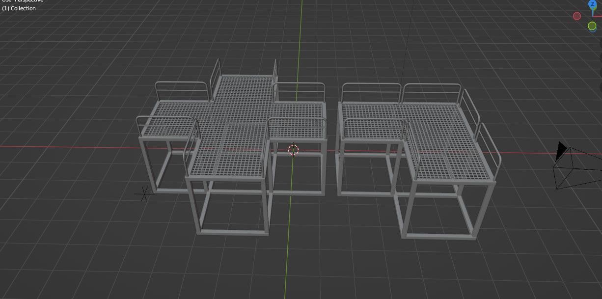 Modular Platform 3D model_14