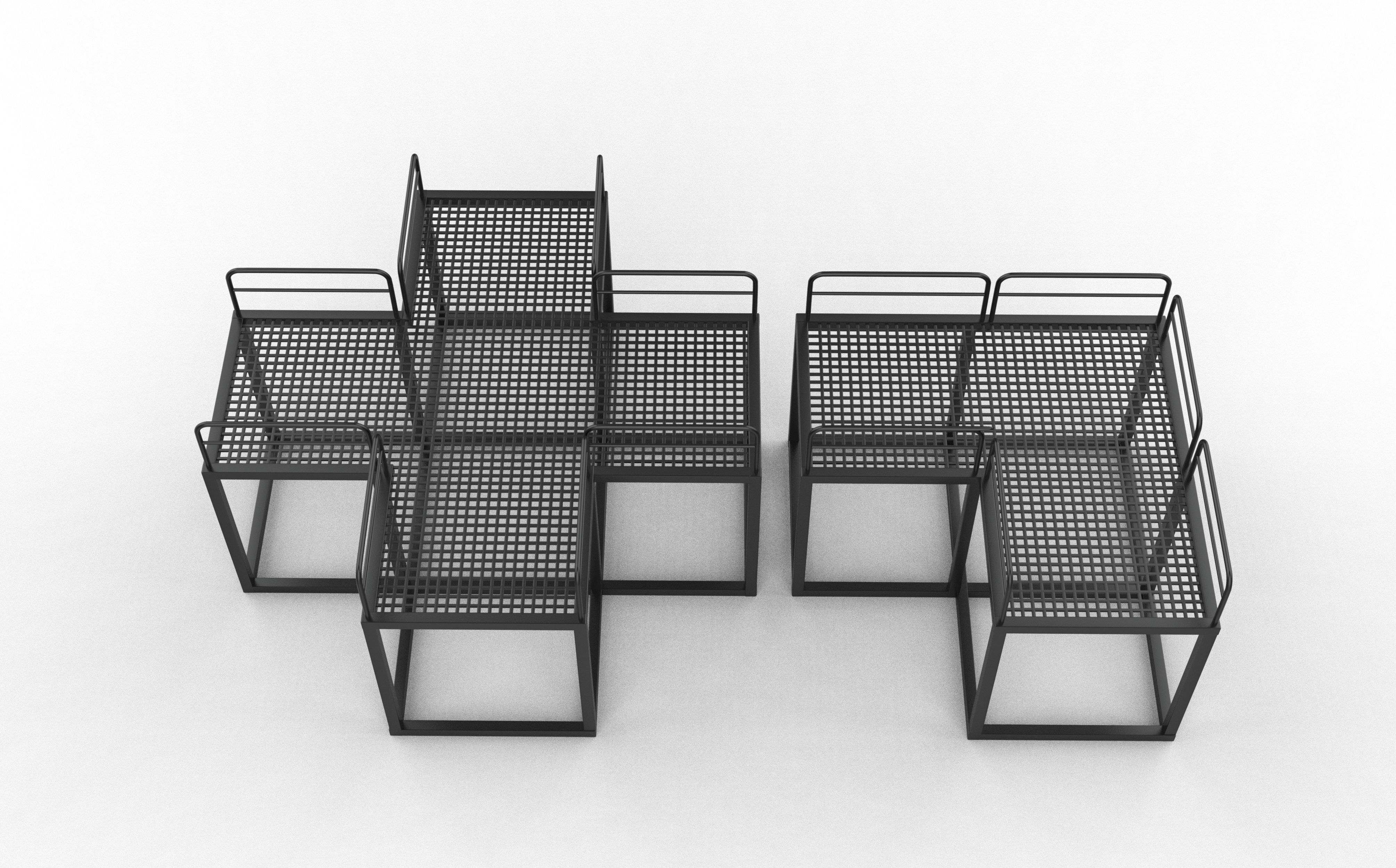 Modular Platform 3D model_4