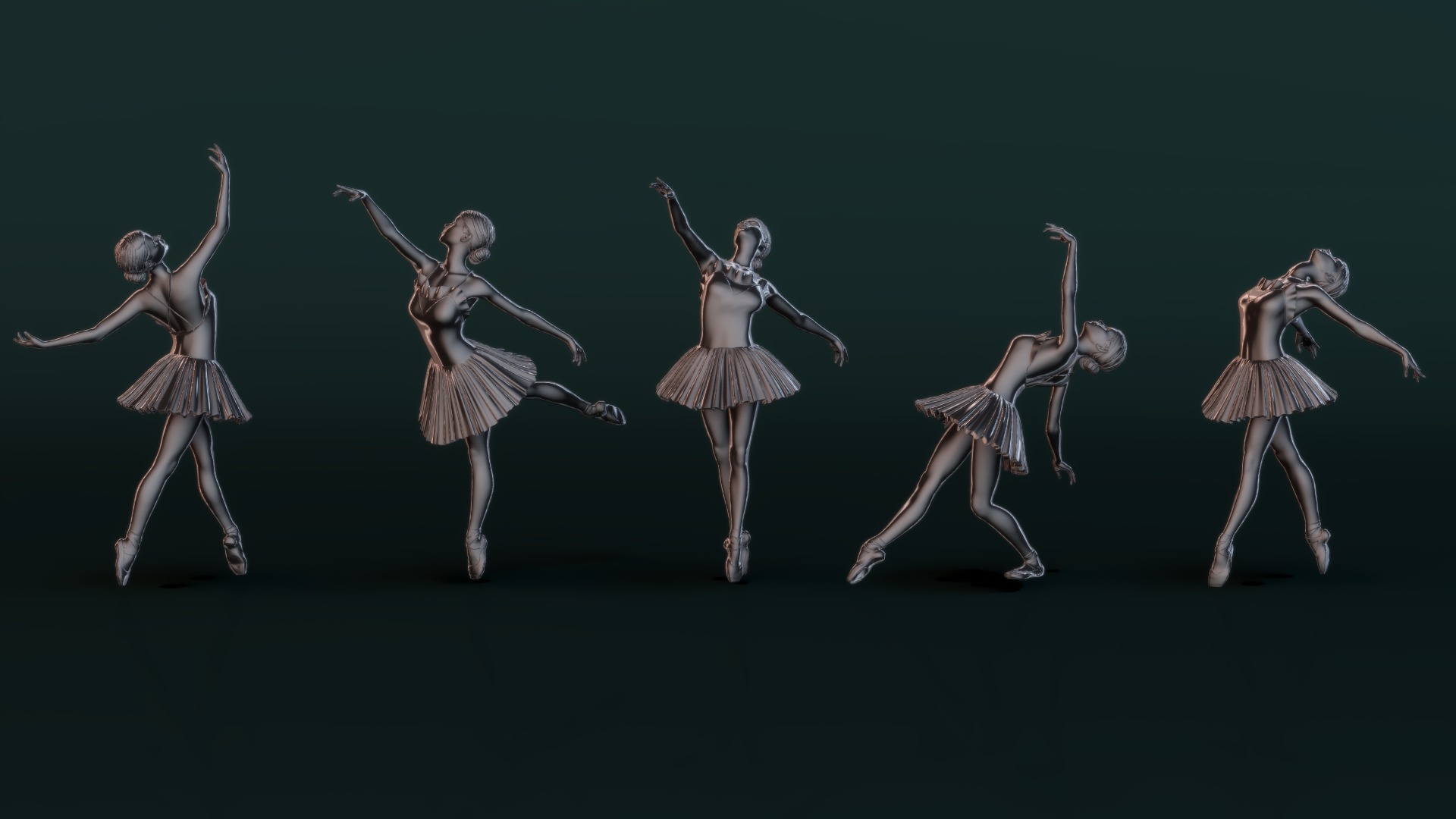 Ballerina Set06 3D model_7