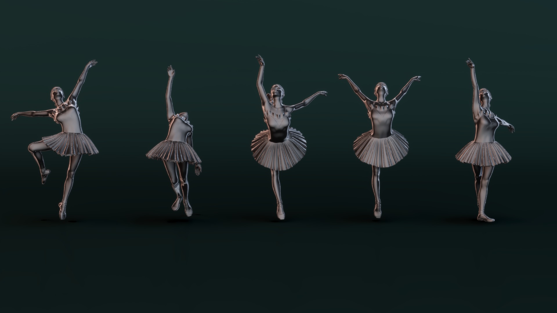 Ballerina Set06 3D model_6