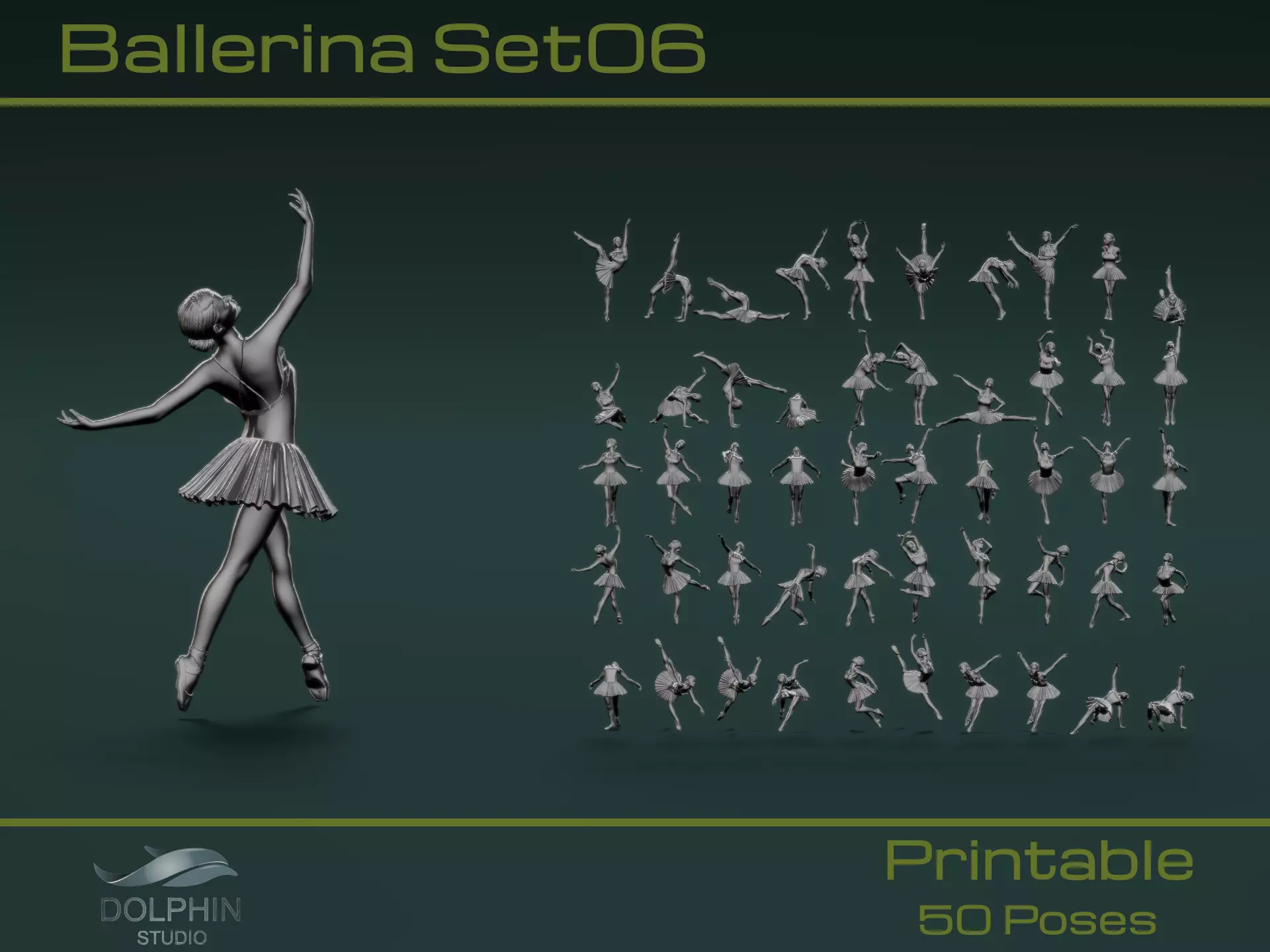Ballerina Set06 3D model_0