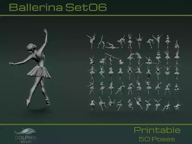Ballerina Set06 3D model