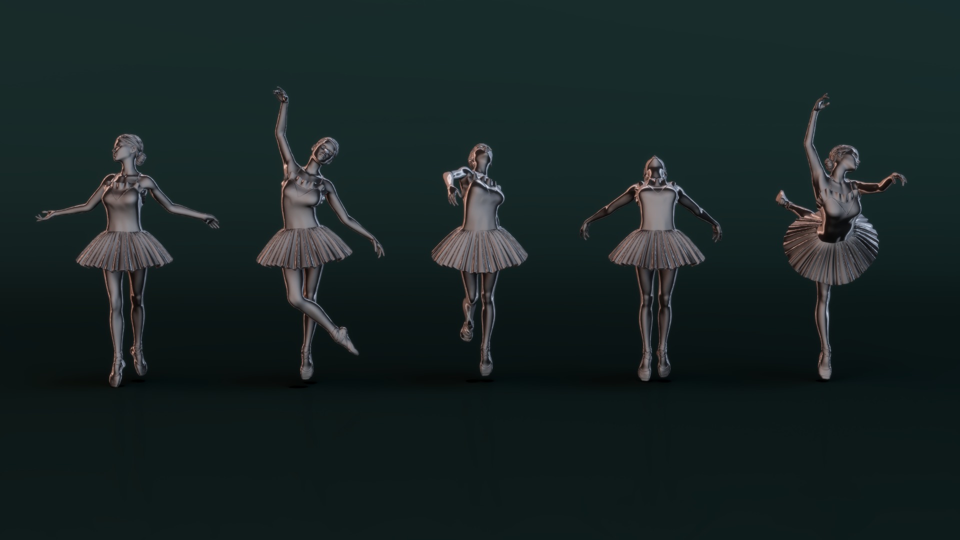Ballerina Set06 3D model_5