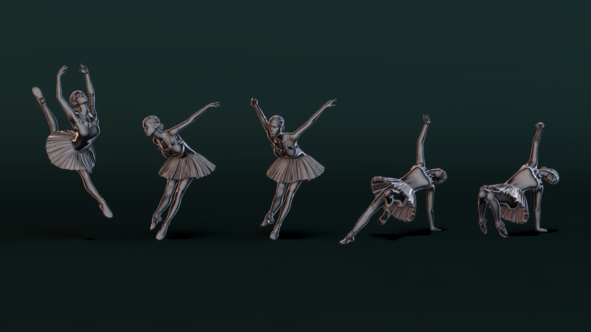 Ballerina Set06 3D model_10