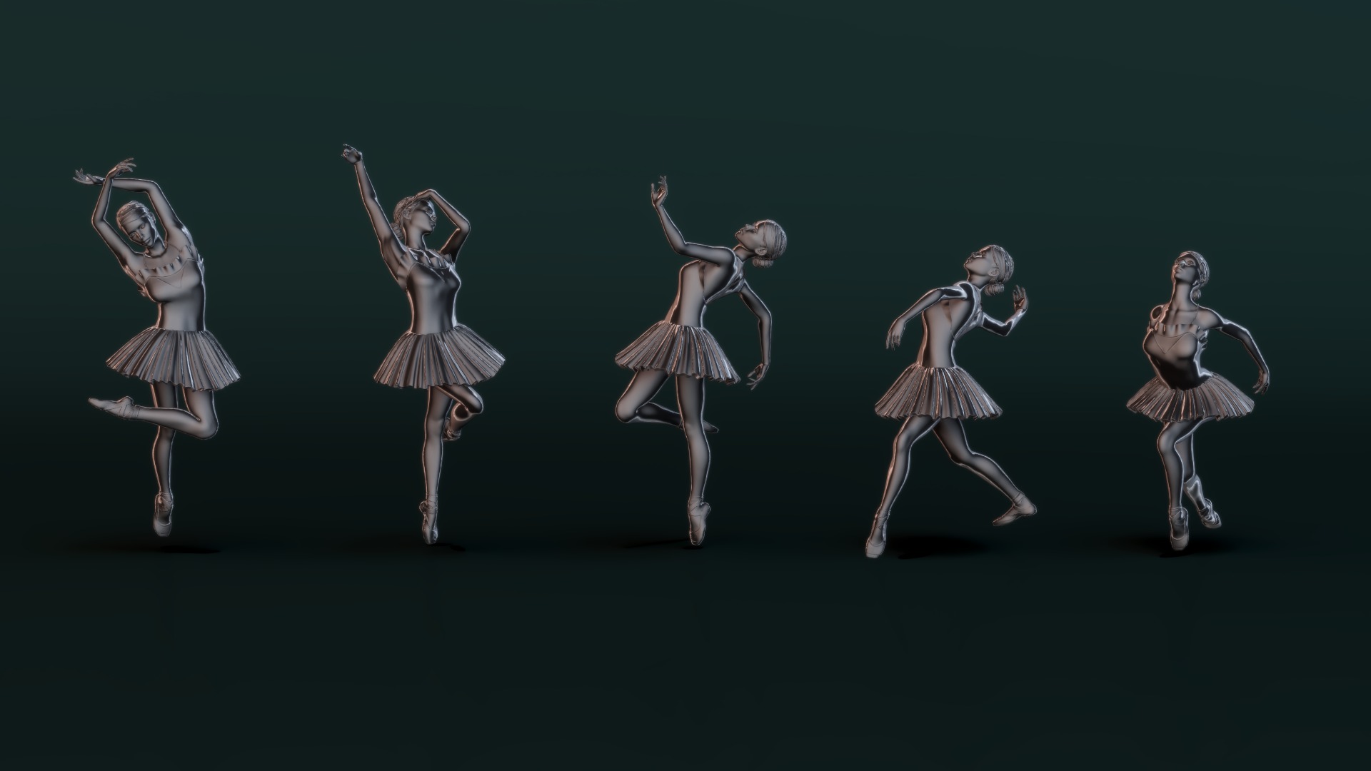 Ballerina Set06 3D model_8