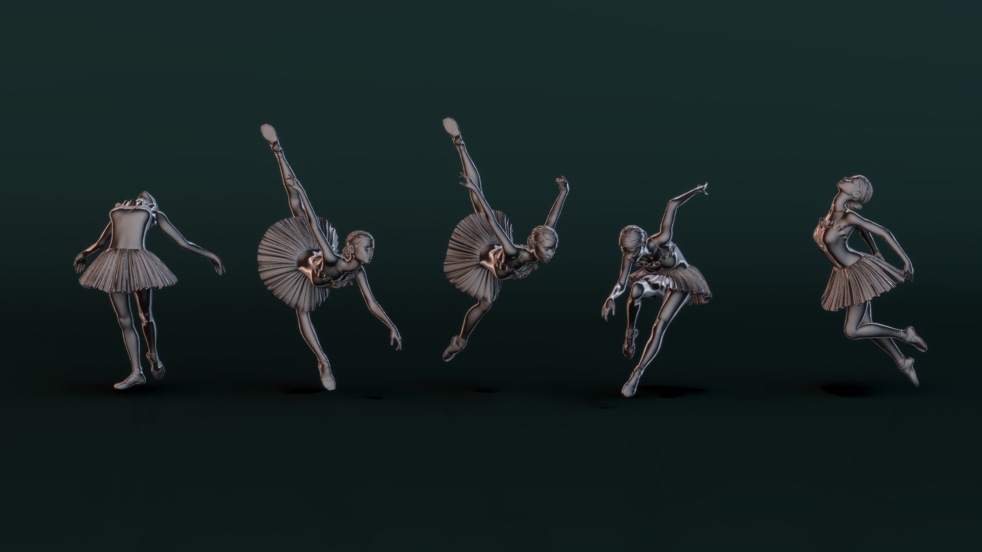 Ballerina Set06 3D model_9