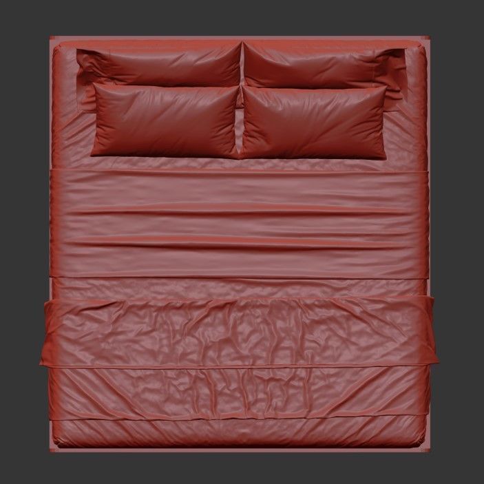 Lineground Bed 3D model_4