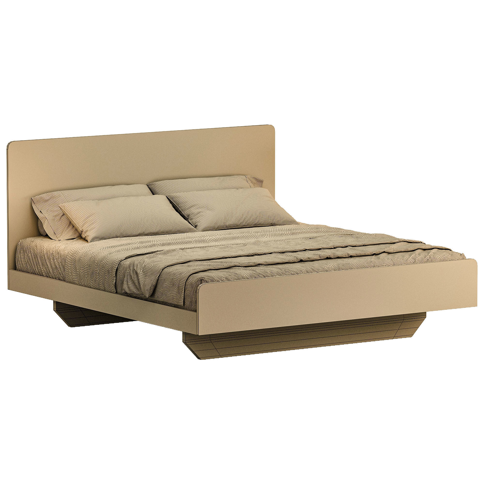 Lineground Bed 3D model_2