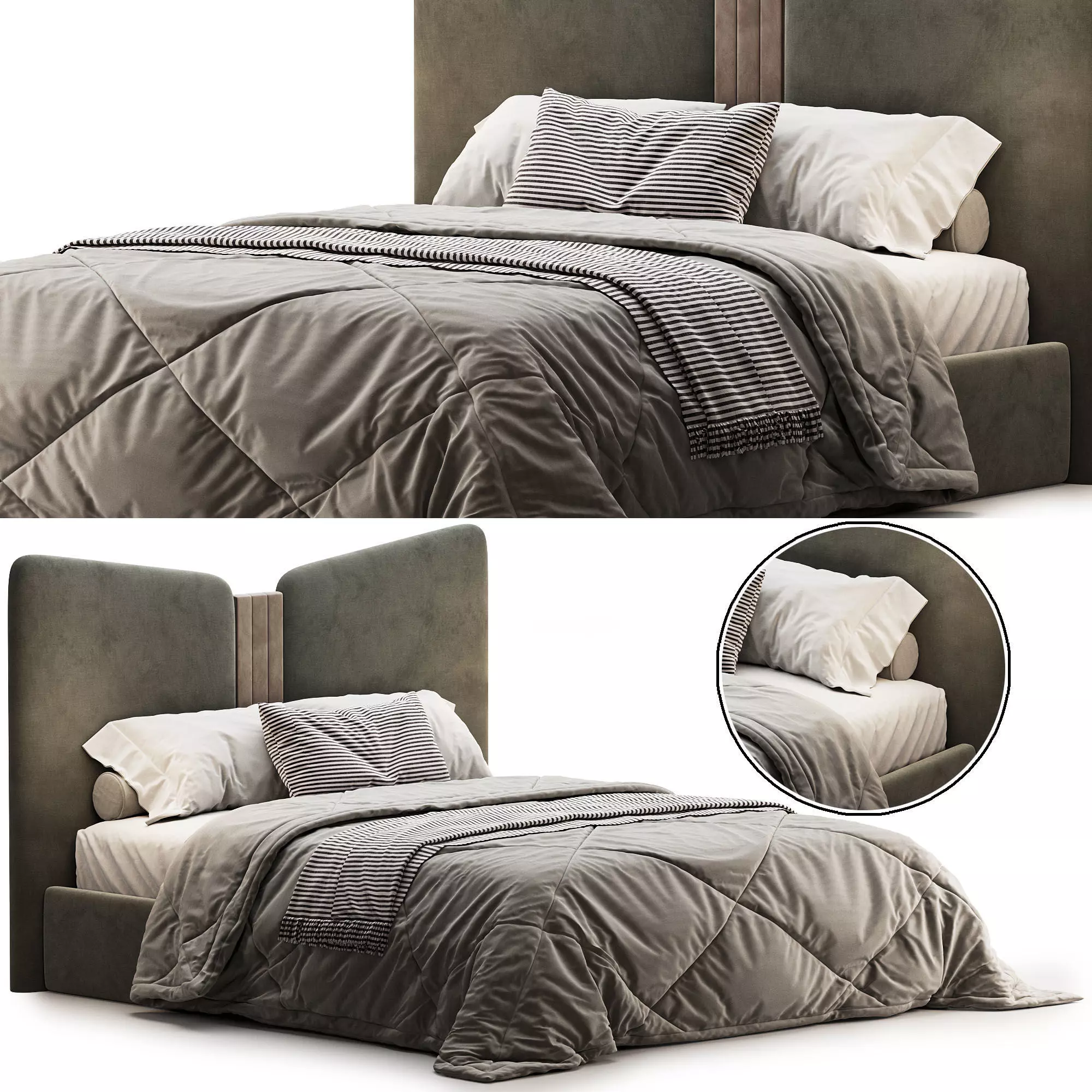 Bed Millen 3D model_0