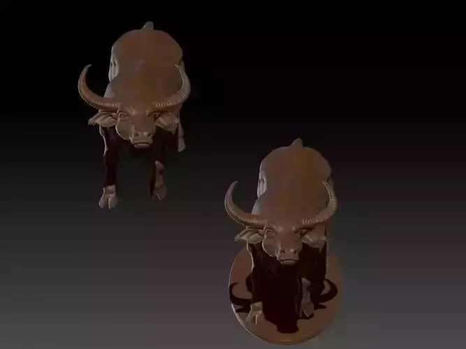 Buffalo asian 02 3D print model