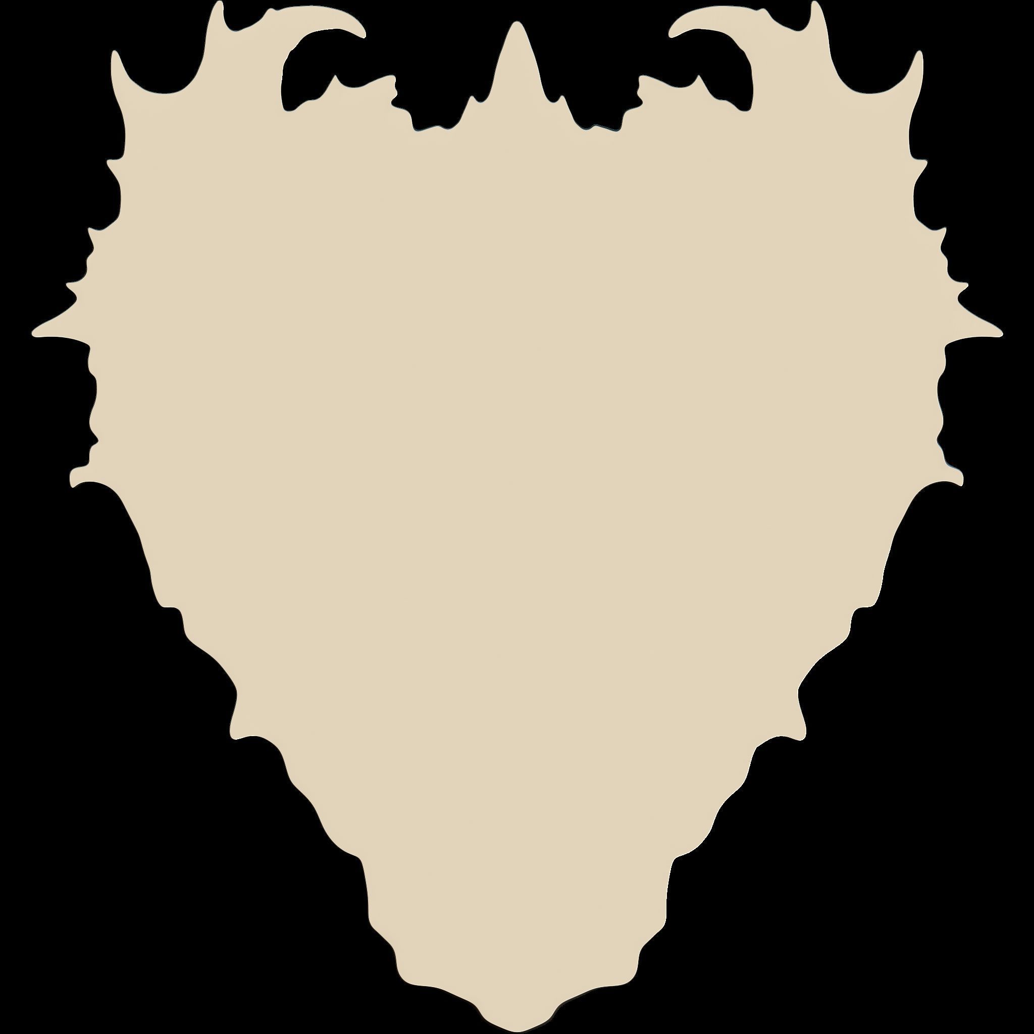 Dragon Head Relief No13 STL file for 3d Printing or CNC 3D print model_6