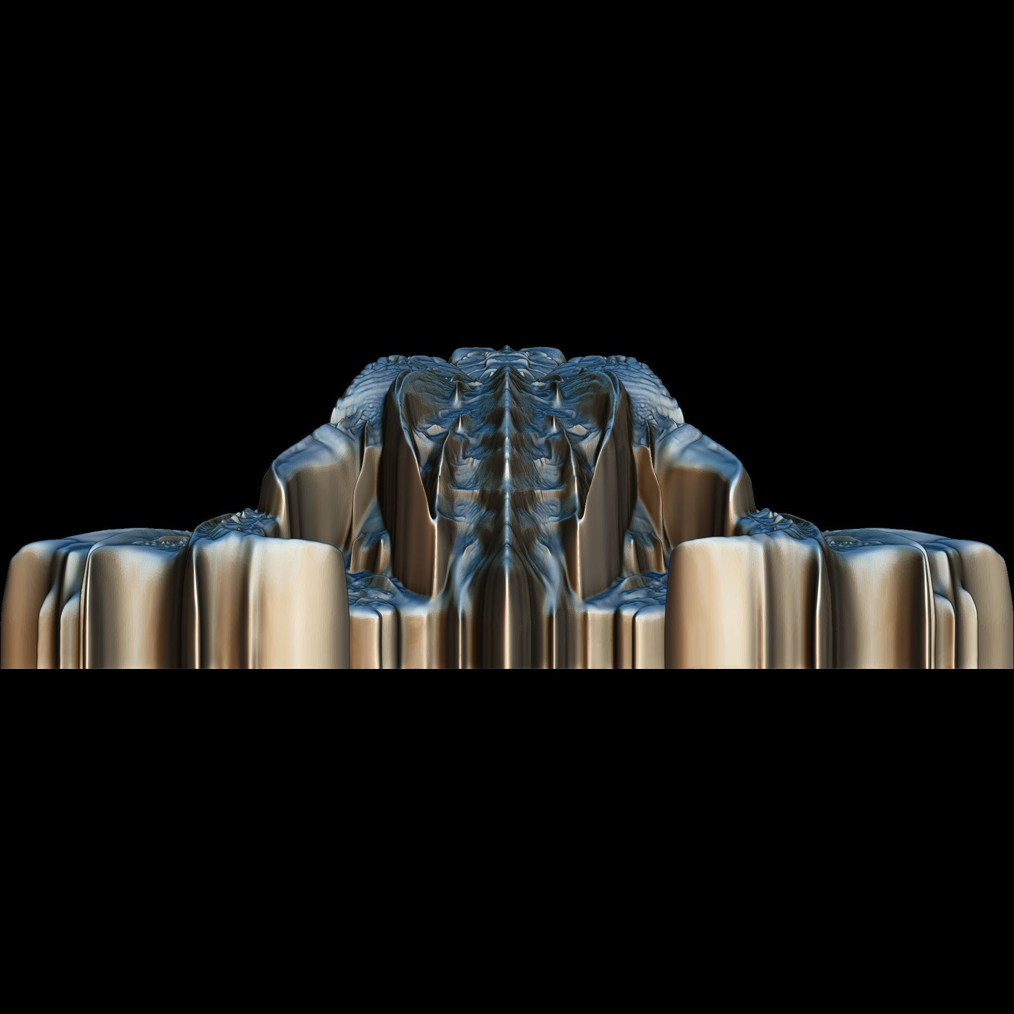 Dragon Head Relief No13 STL file for 3d Printing or CNC 3D print model_10