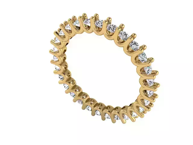 eternity band diamond 3d print model