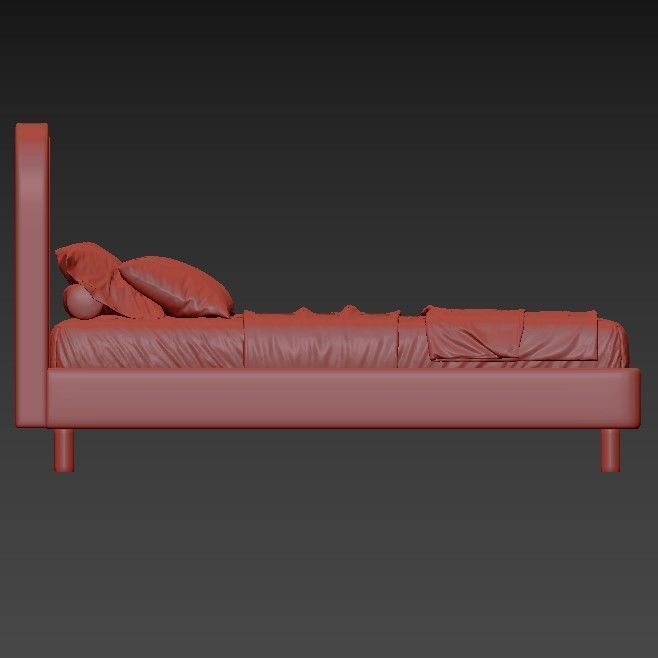 Lucas Bed 3D model_4