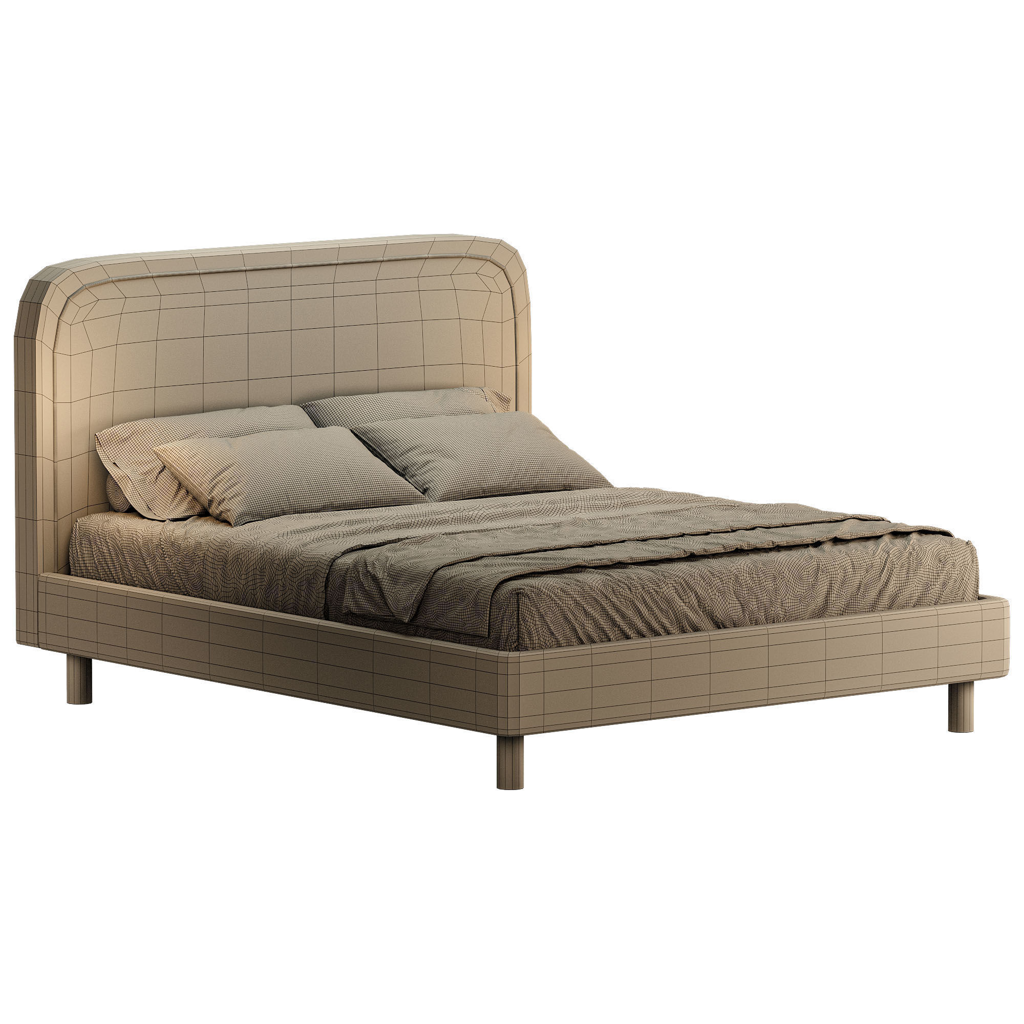 Lucas Bed 3D model_2