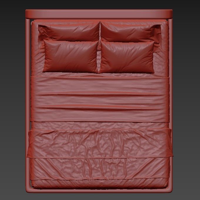 Lucas Bed 3D model_3