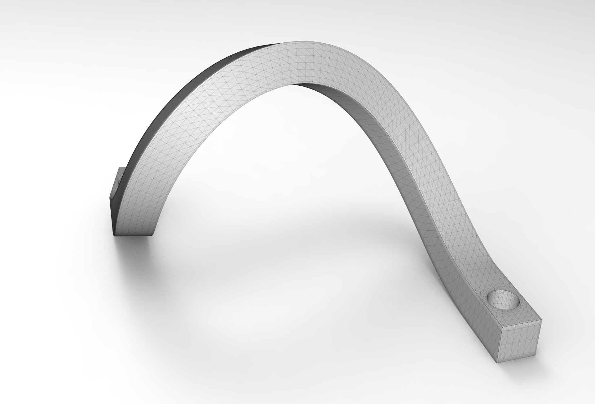 Lix Candlestick Low-poly 3D model_5