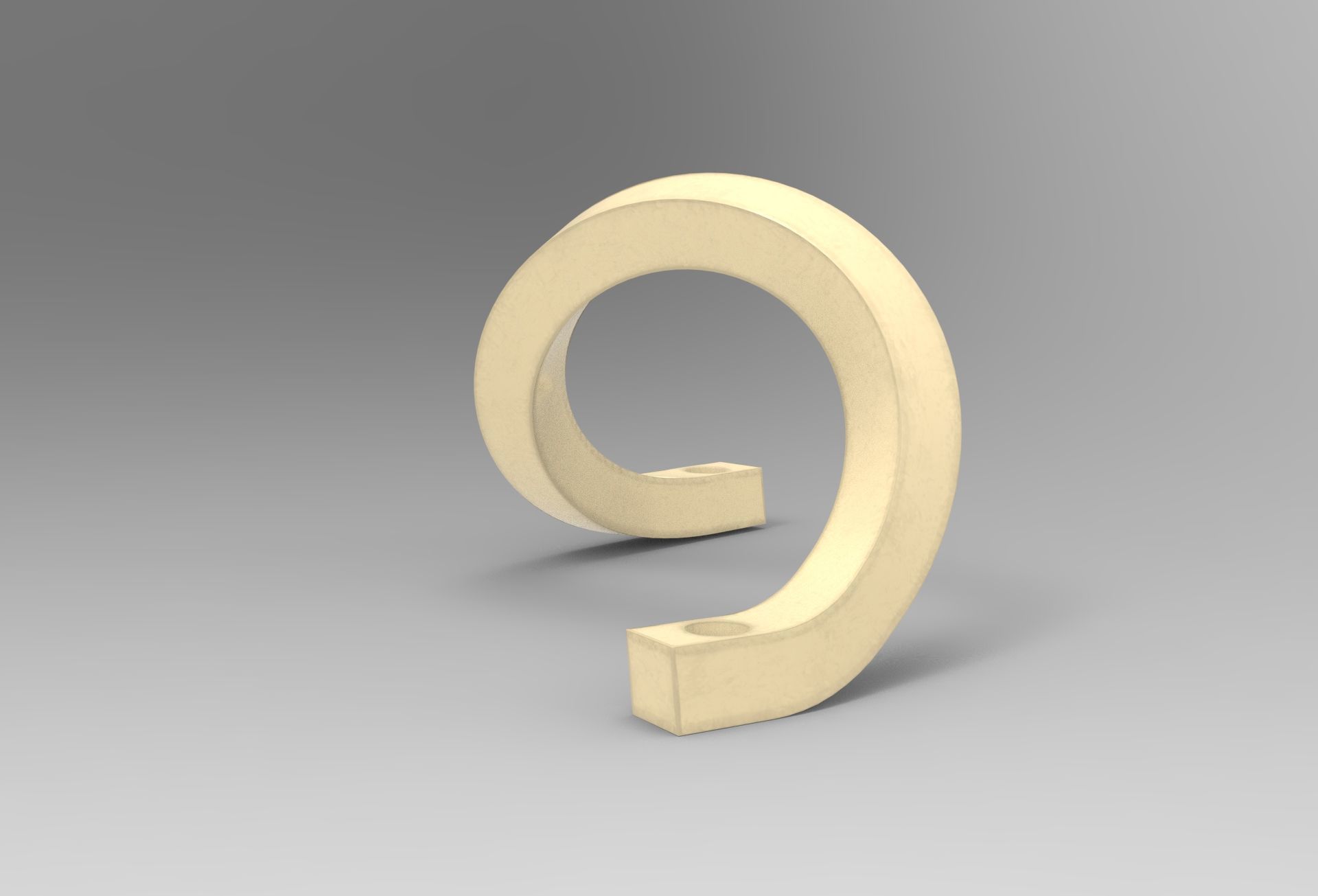 Lix Candlestick Low-poly 3D model_1