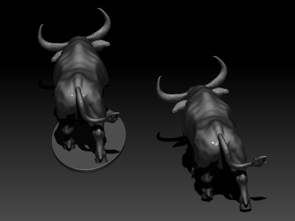Buffalo asian 03 3D print model_2