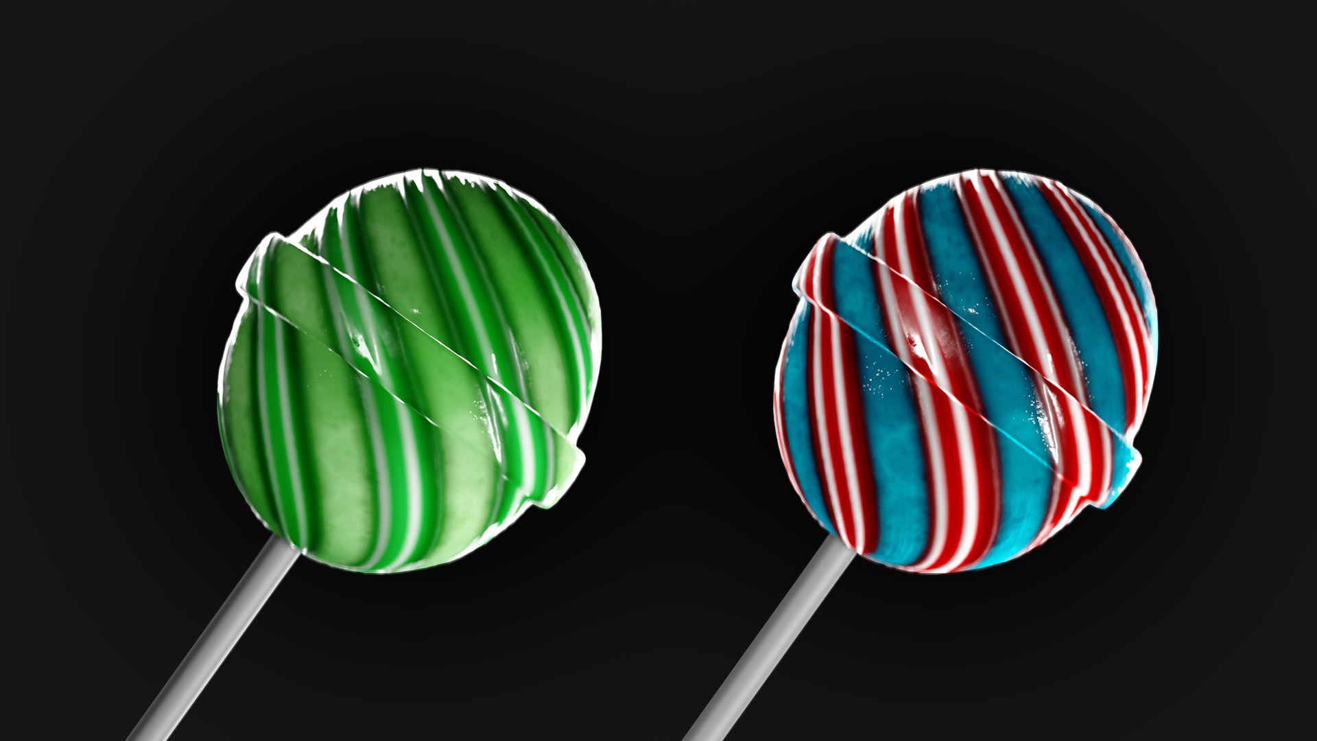 6 Free Candy Smart Materials and Video Tutorial Free 3D model_4