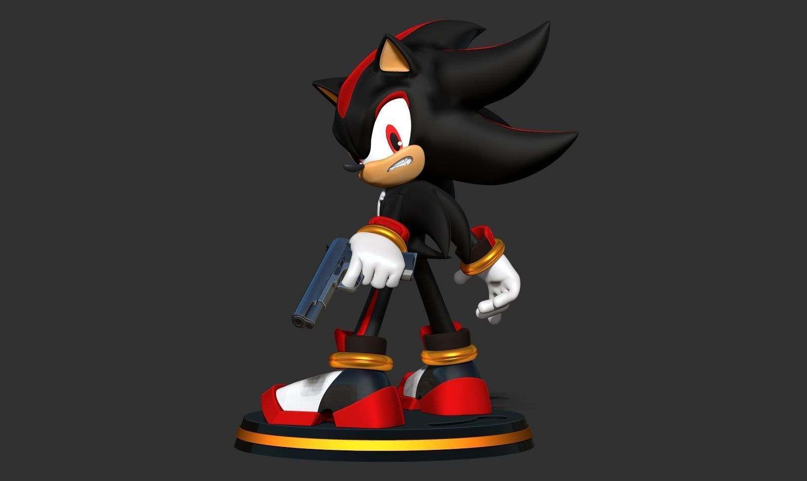Shadow in Sonic the Hedgehog 3 3D print model_9