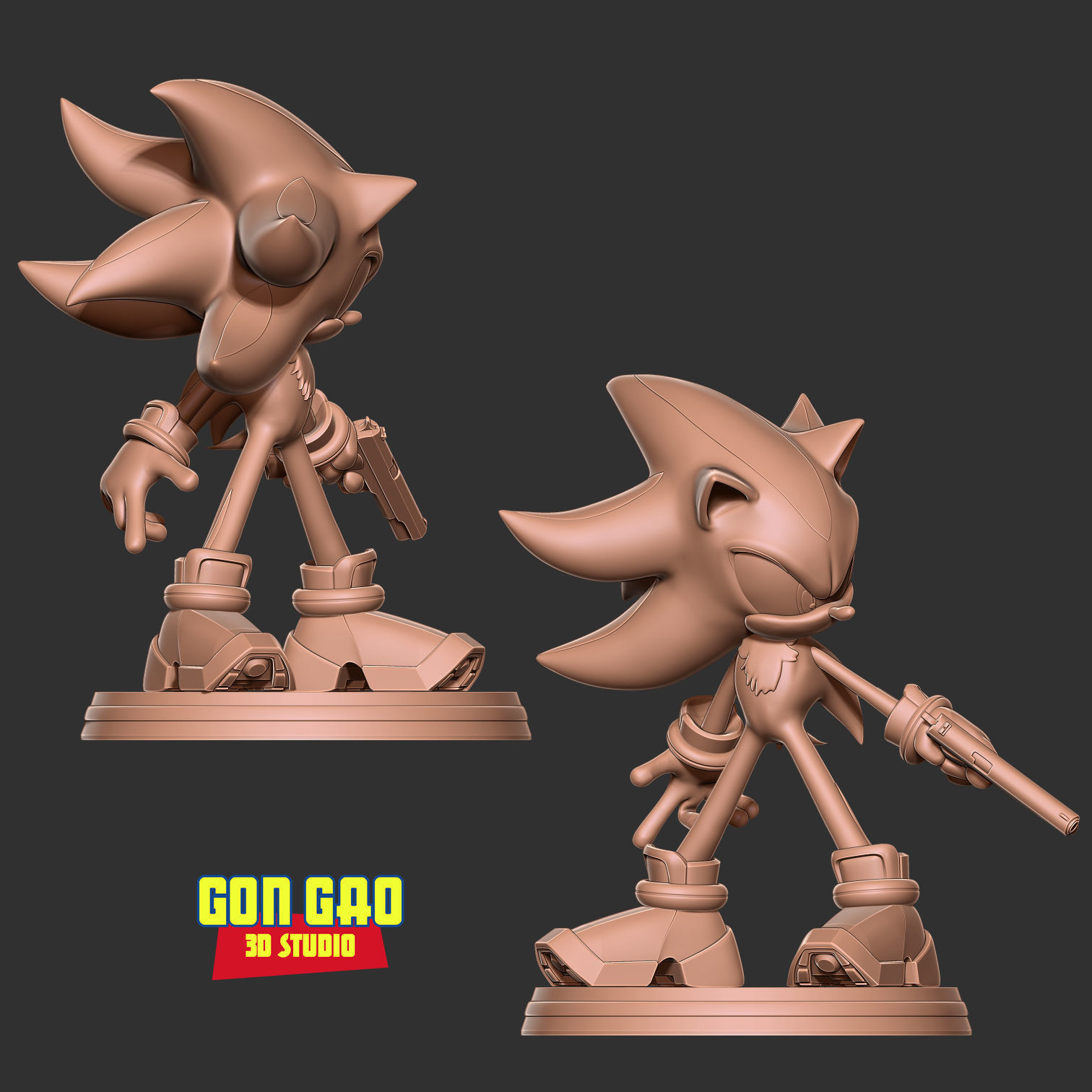 Shadow in Sonic the Hedgehog 3 3D print model_4