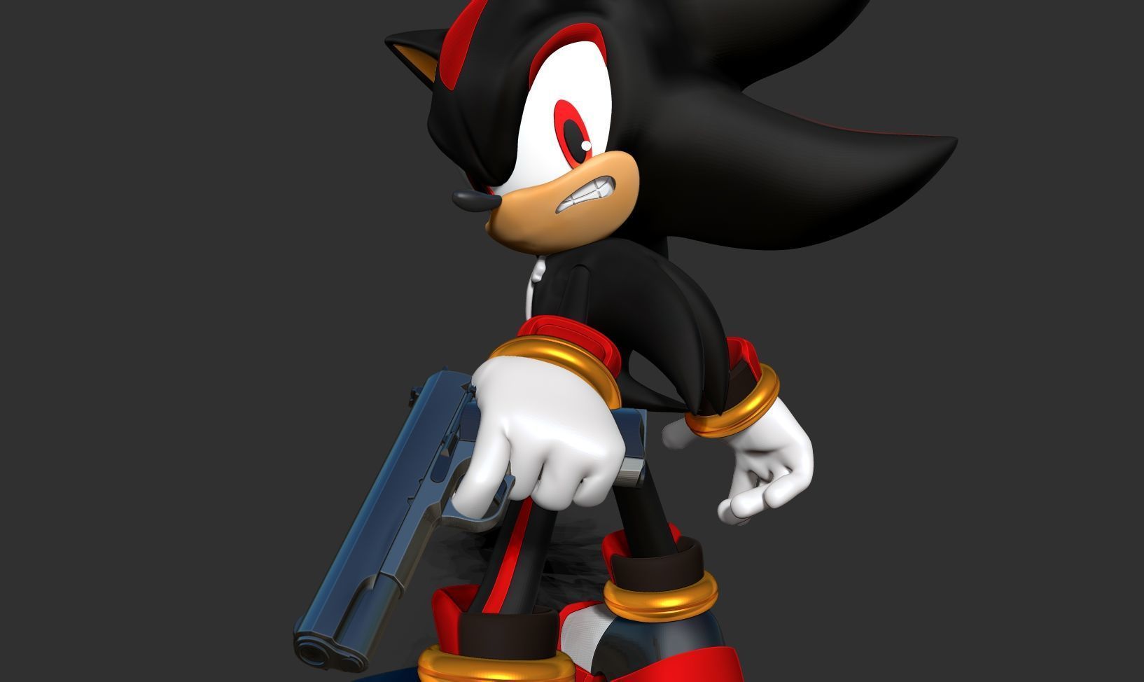Shadow in Sonic the Hedgehog 3 3D print model_5