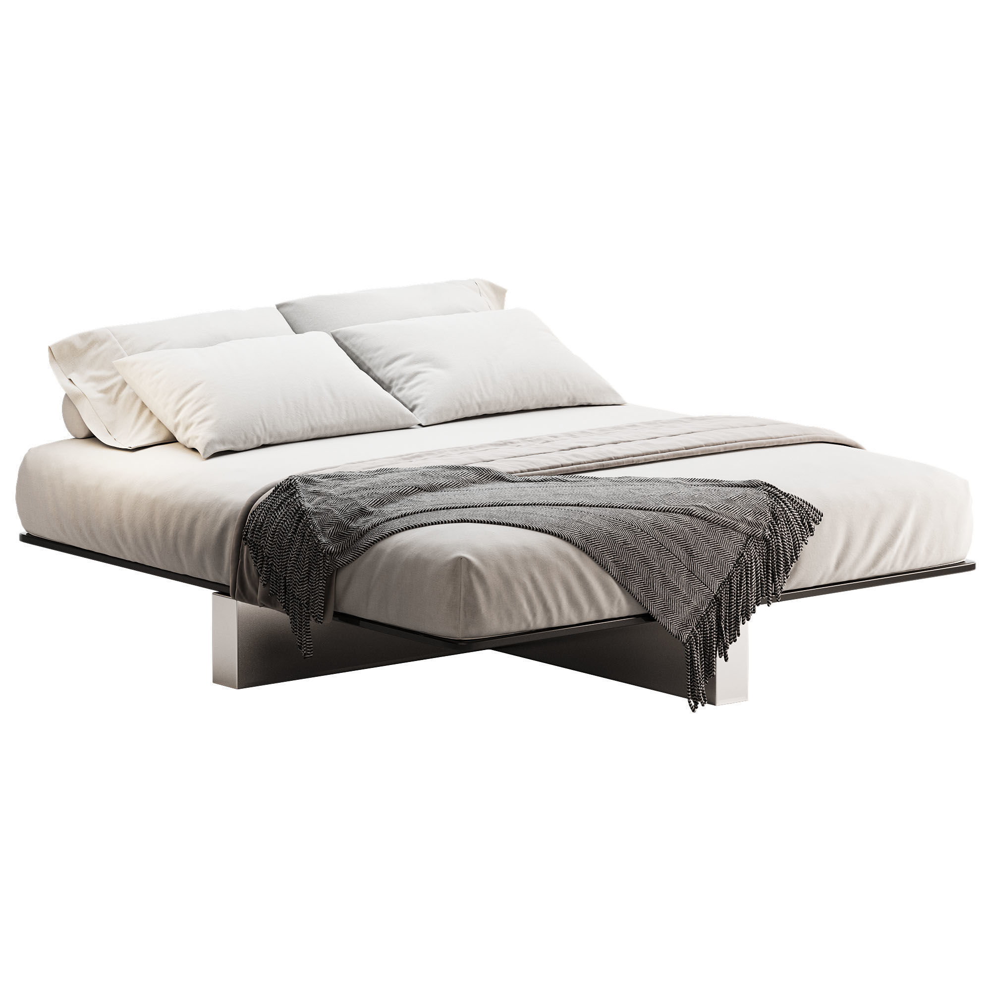 Letto 4 Bed 3D model_1