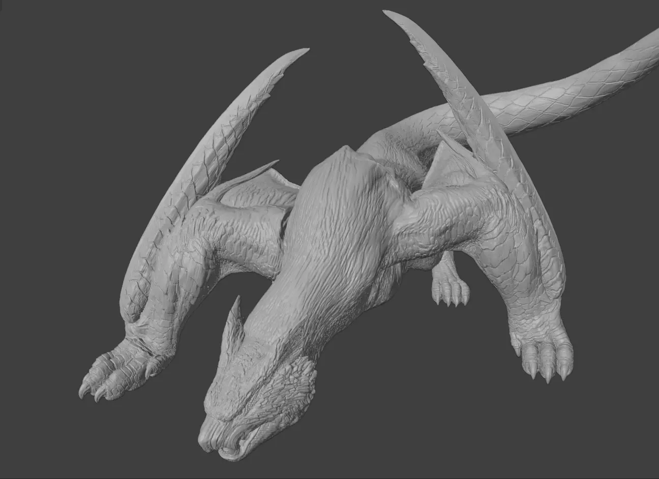 Nargacuga - Monster Hunter World 3D print model_0