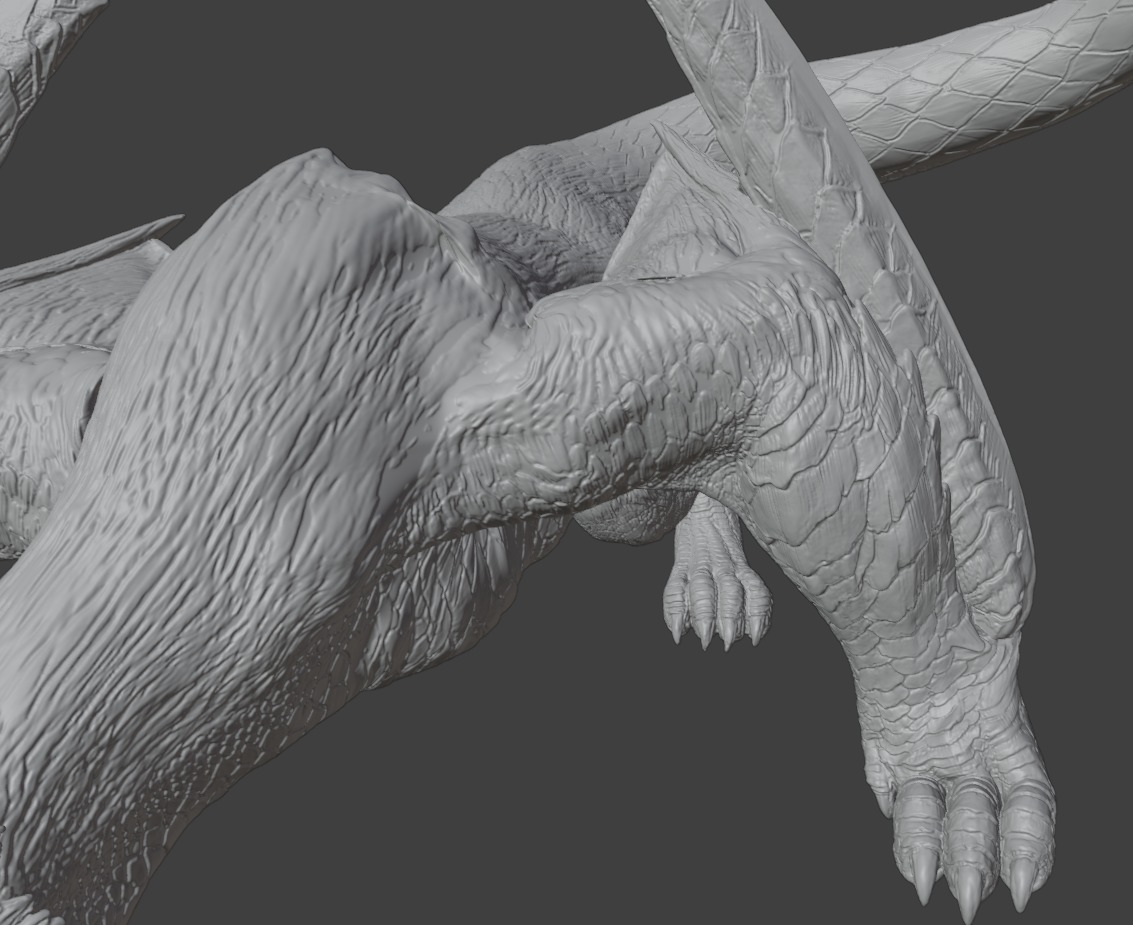 Nargacuga - Monster Hunter World 3D print model_2