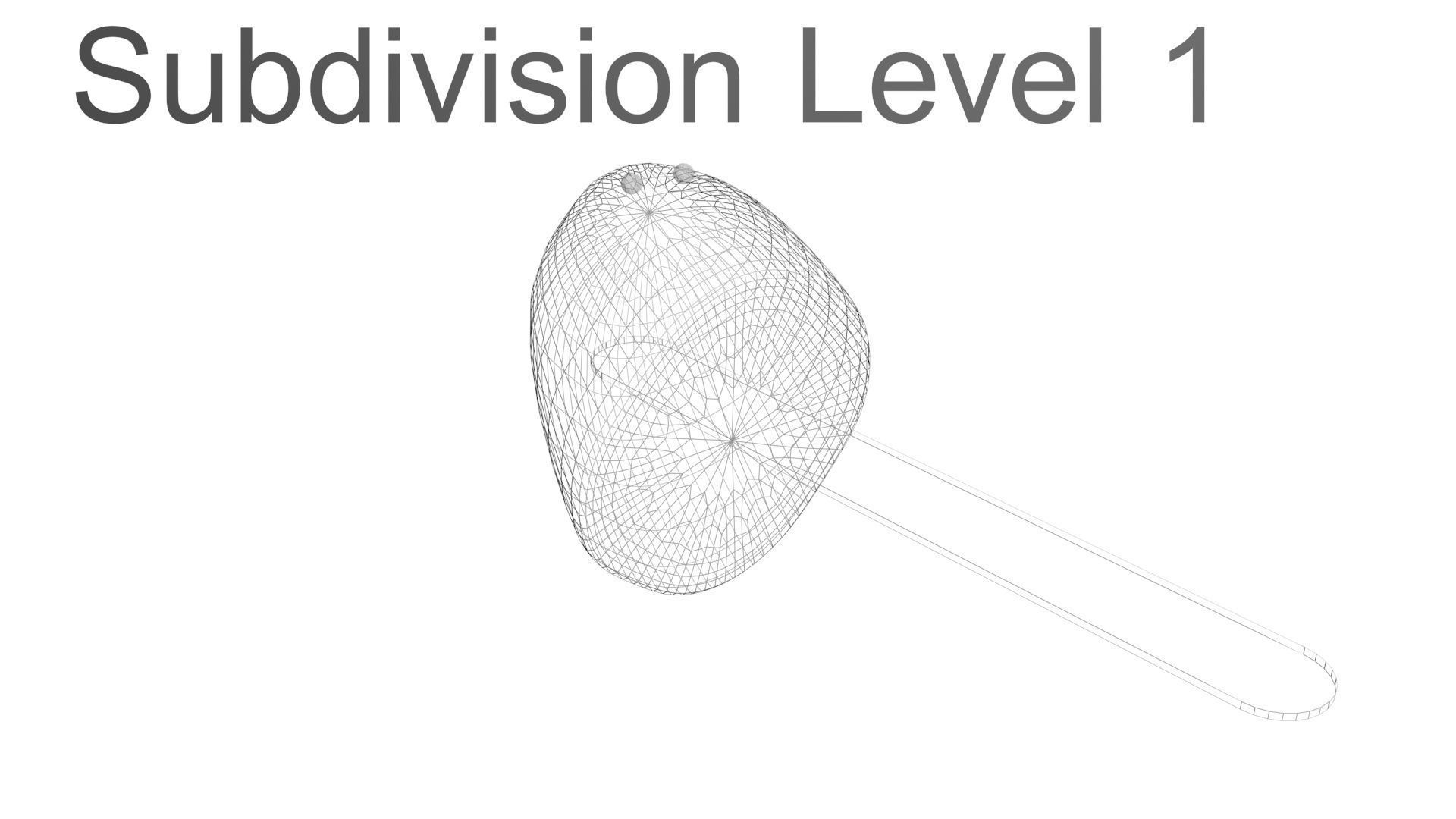 Ghost Banana Cake Pop 3D model_32