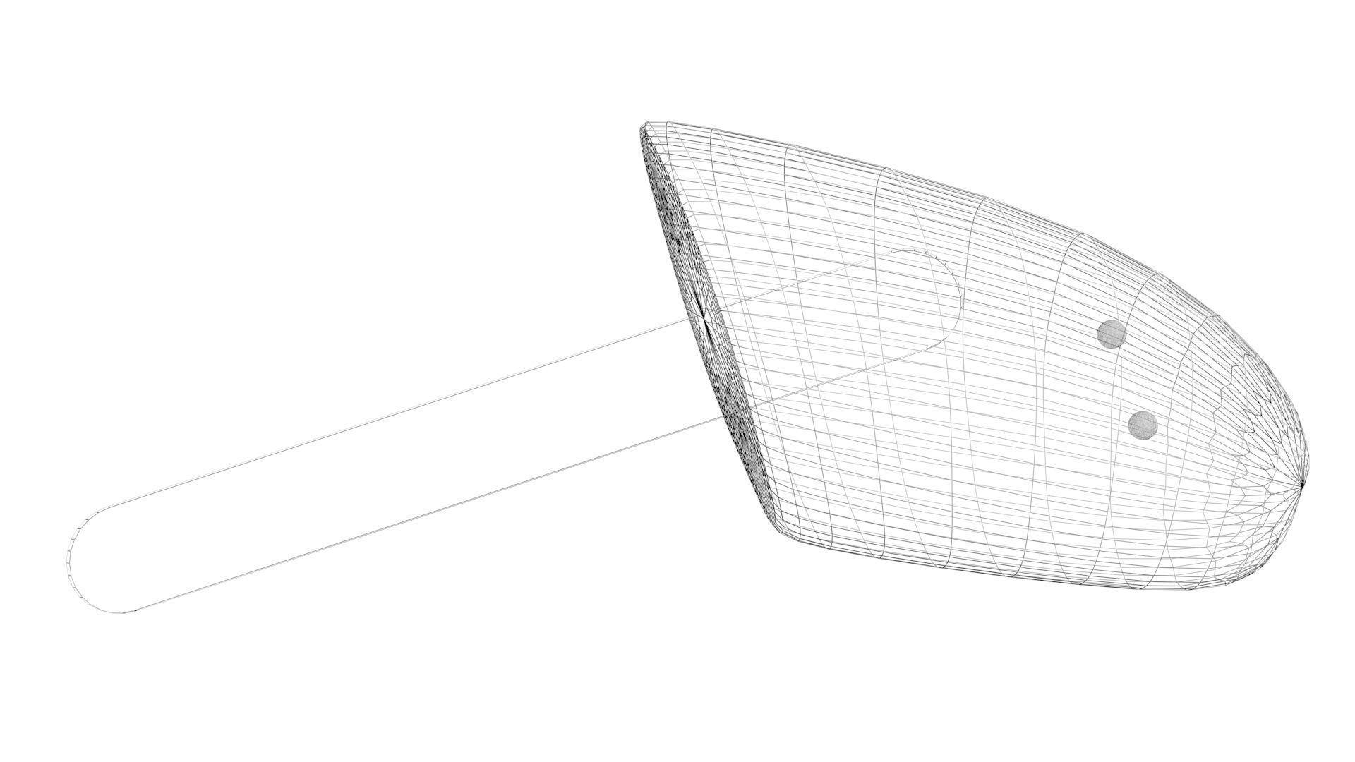 Ghost Banana Cake Pop 3D model_21