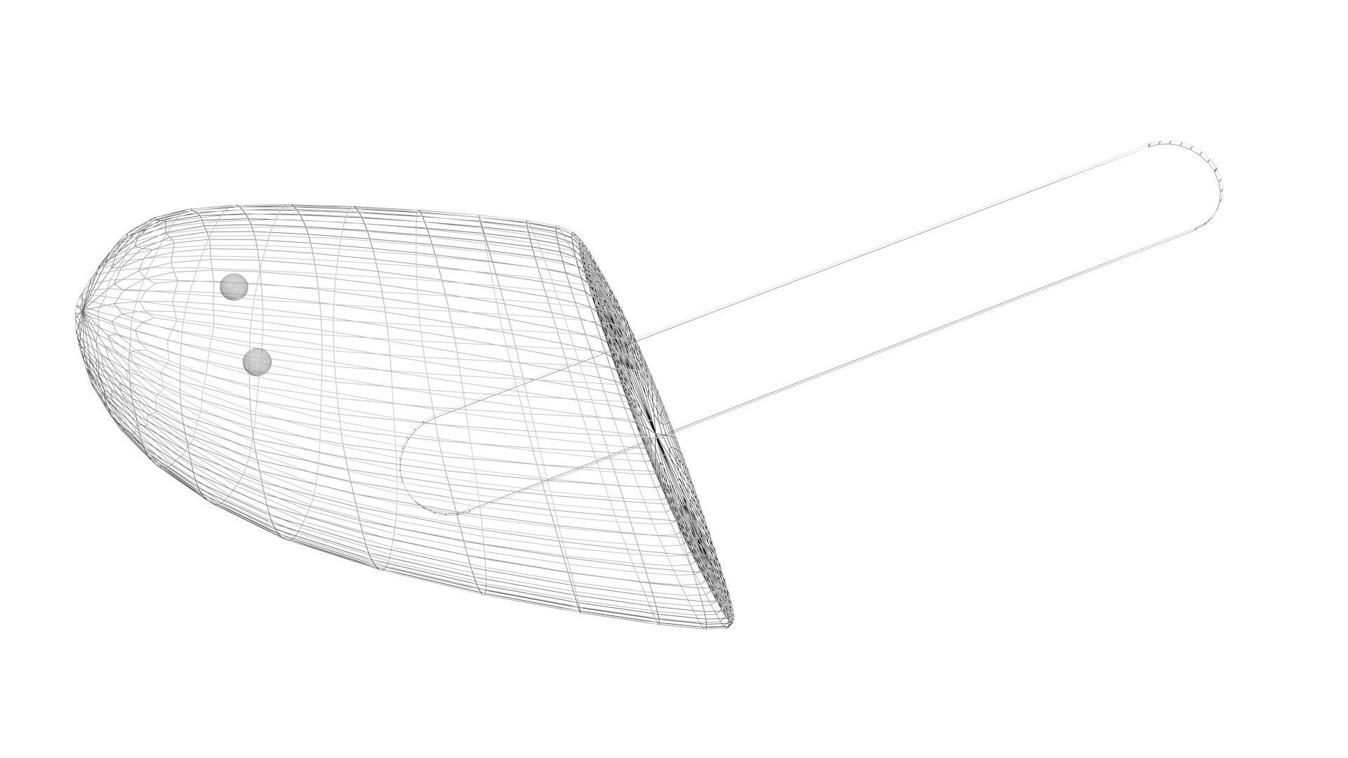 Ghost Banana Cake Pop 3D model_23