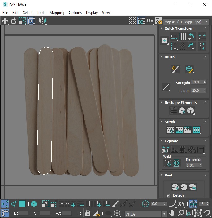 Ghost Banana Cake Pop 3D model_35