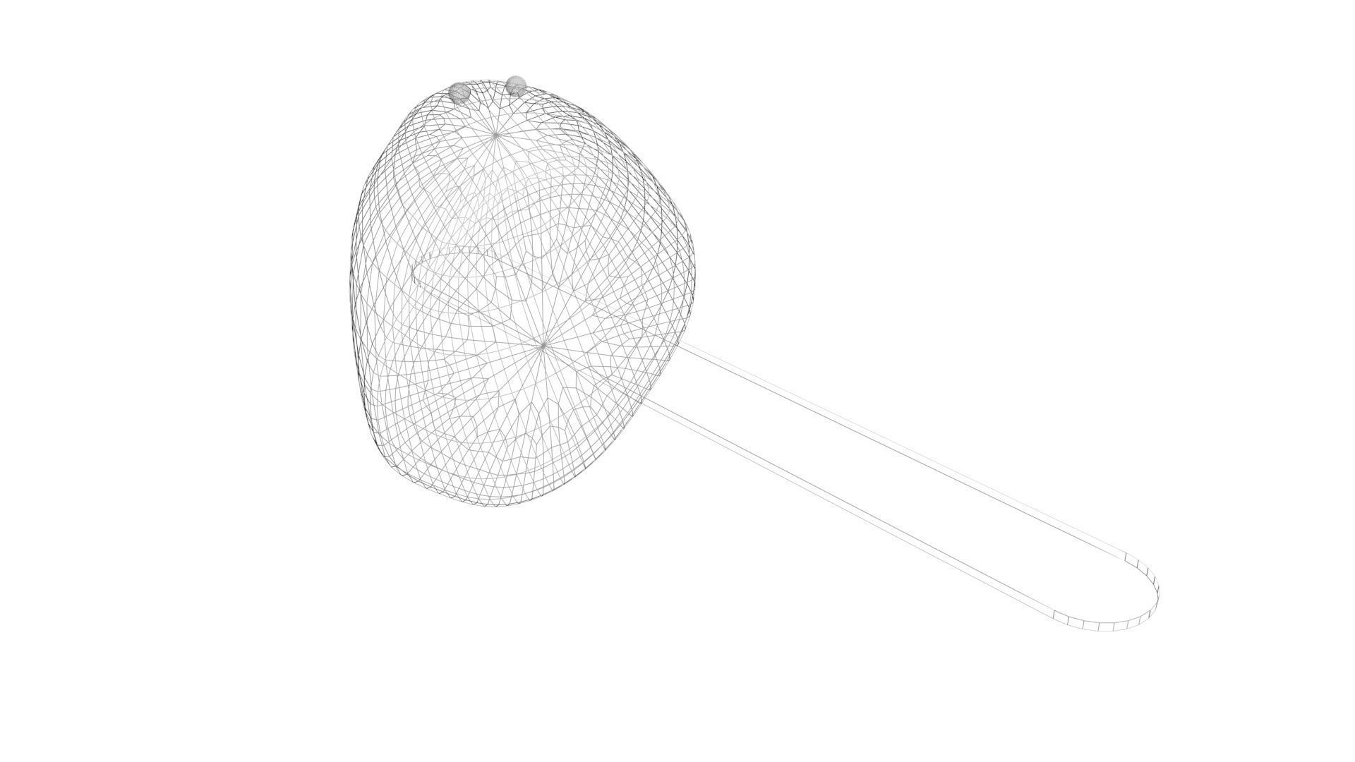 Ghost Banana Cake Pop 3D model_25