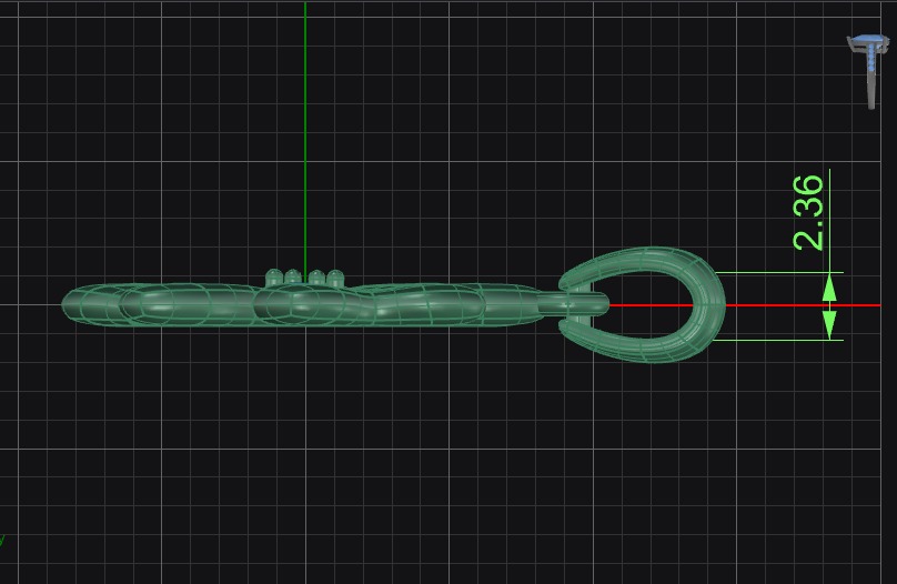 Pendant Clover 3D print model_5