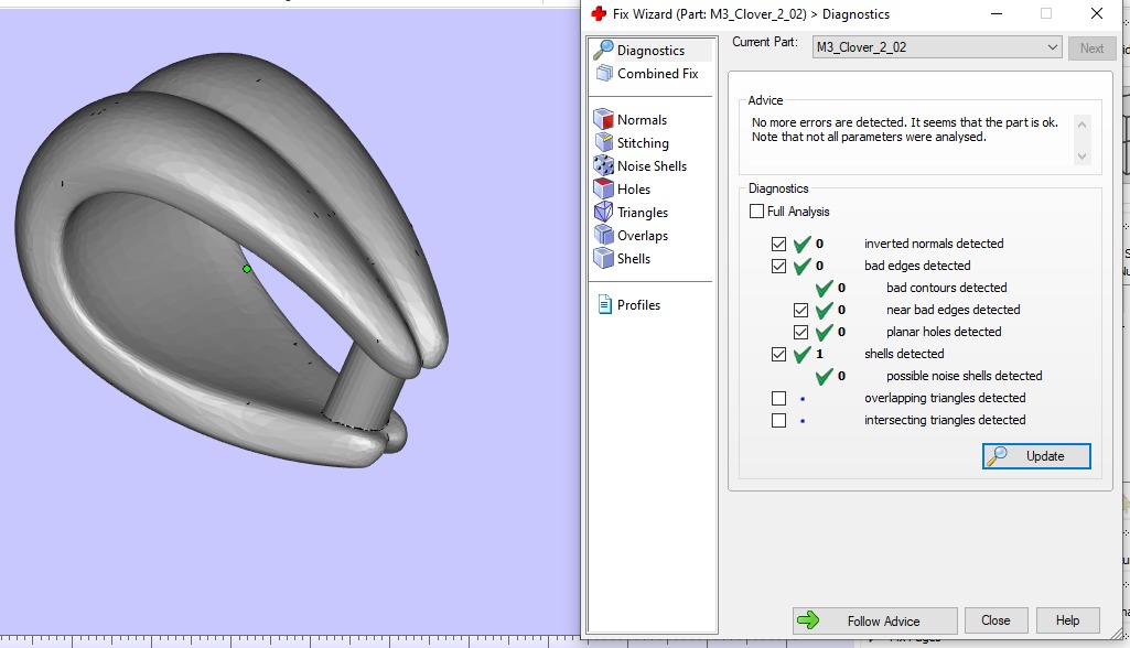 Pendant Clover 3D print model_8