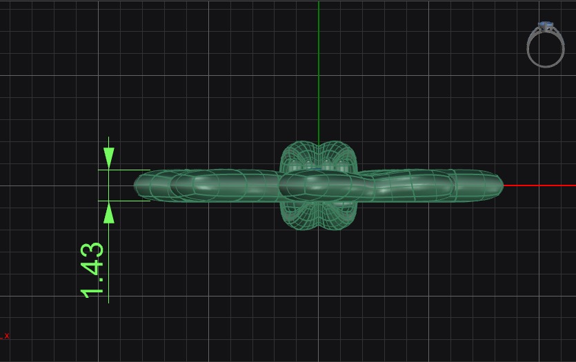 Pendant Clover 3D print model_4