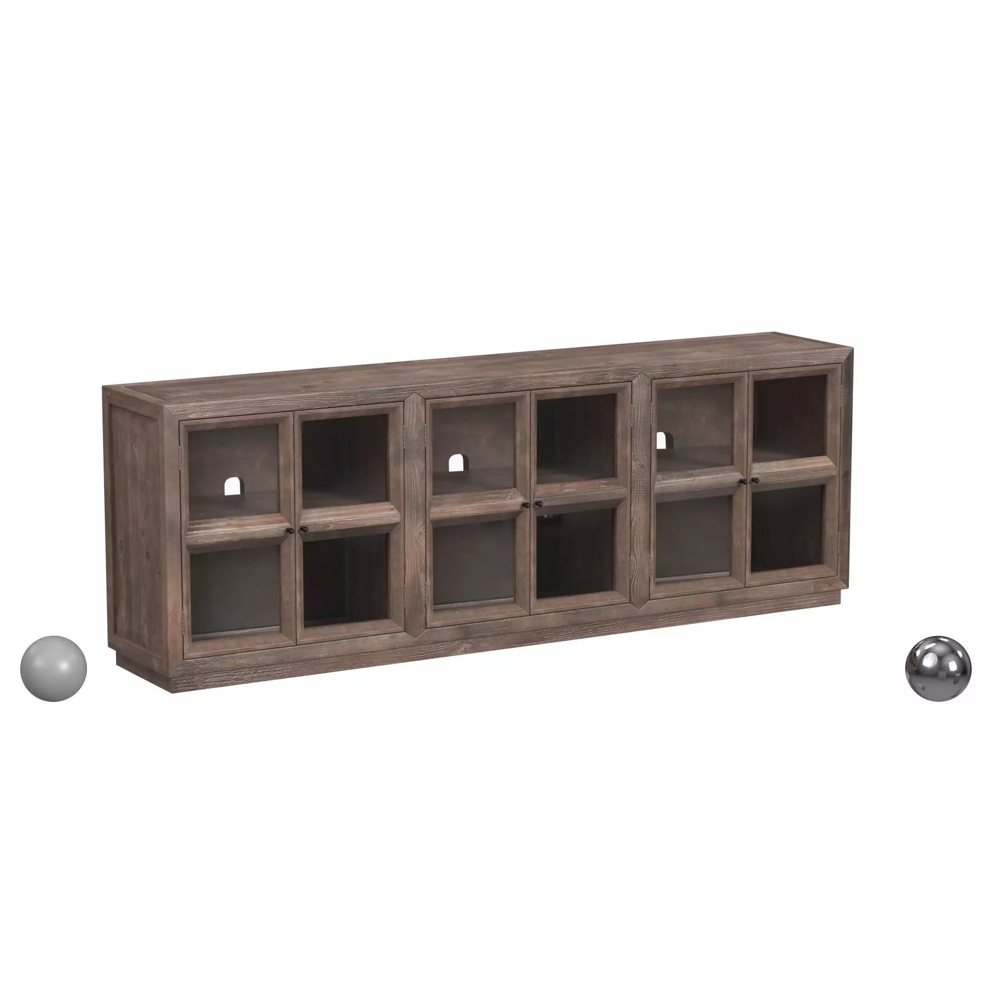 Selma Sideboard - Brown 3D model_0