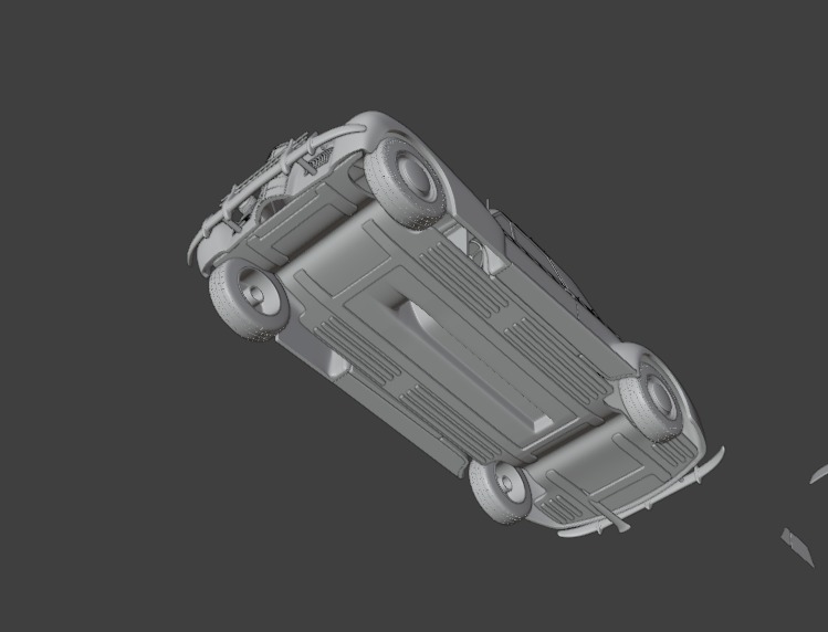 Oldsmobile 80 convertible 1939 3d print model 3D print model_6