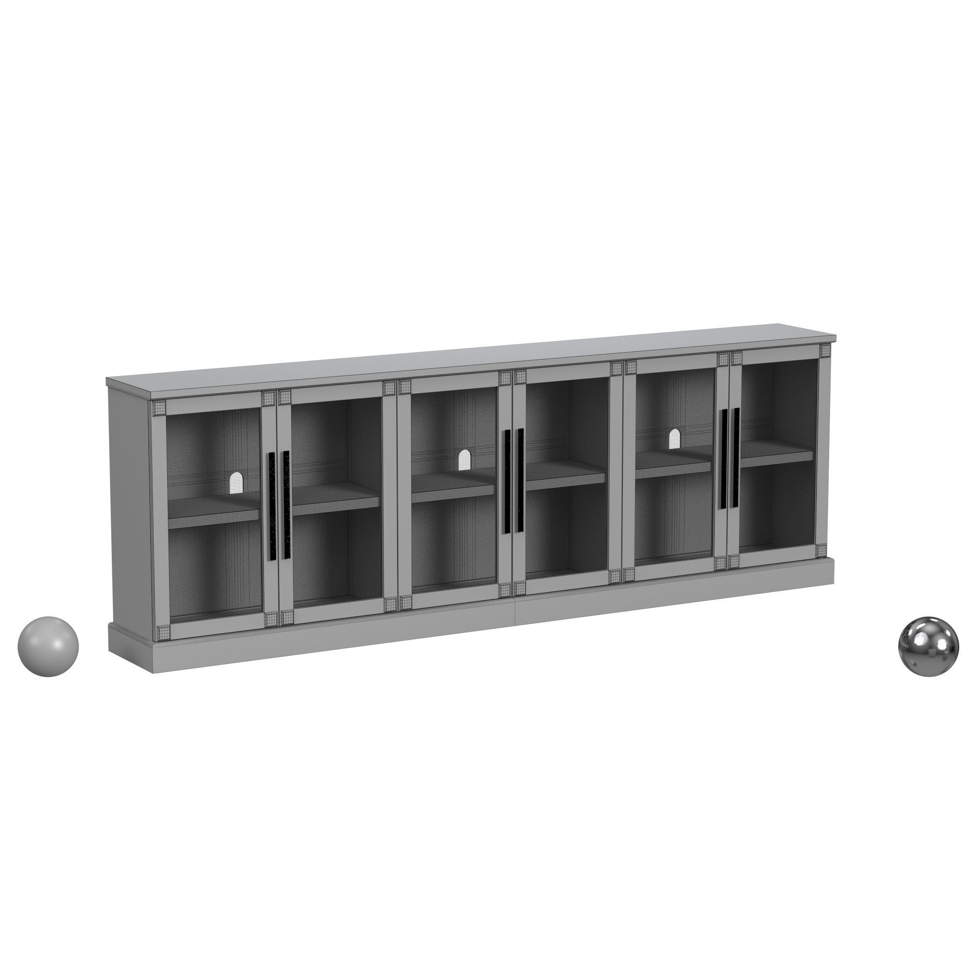 Tempe 6Dr Sideboard 3D model_3