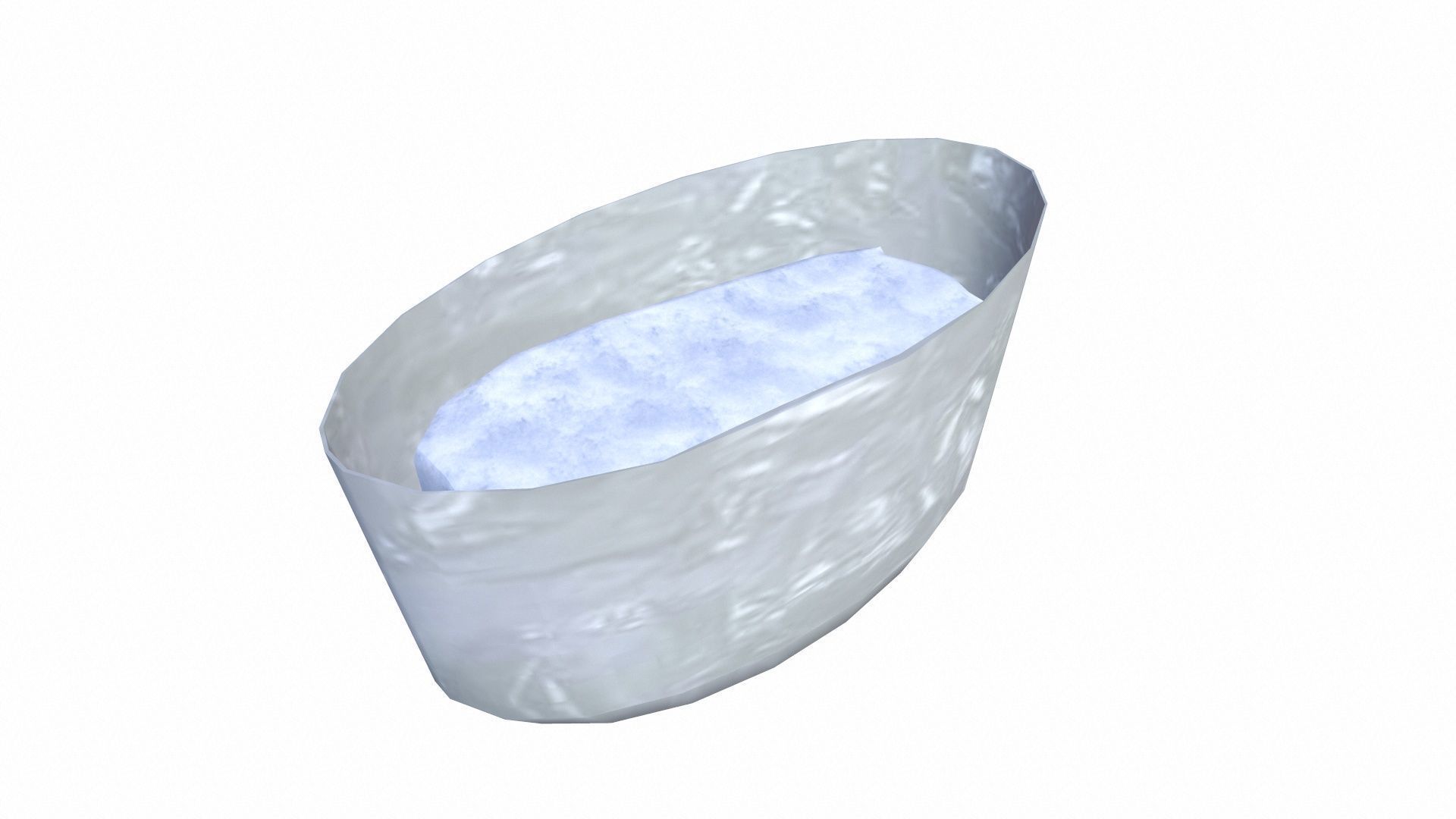 Powder Polythene Low-poly 3D model_3