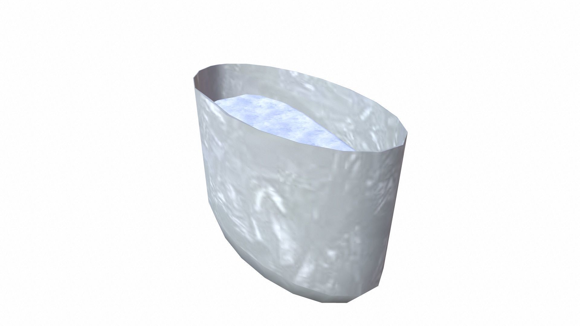 Powder Polythene Low-poly 3D model_4