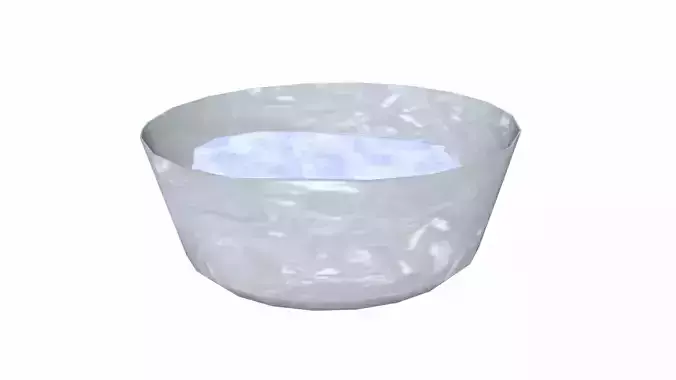 Powder Polythene Low-poly 3D model