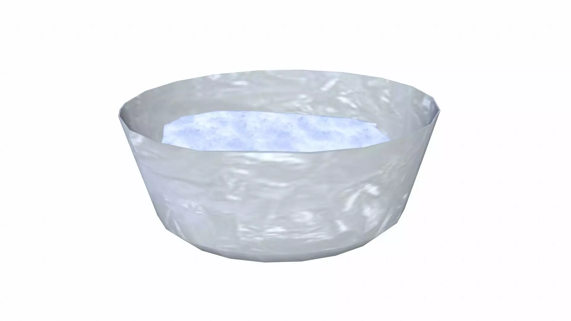 Powder Polythene Low-poly 3D model_0