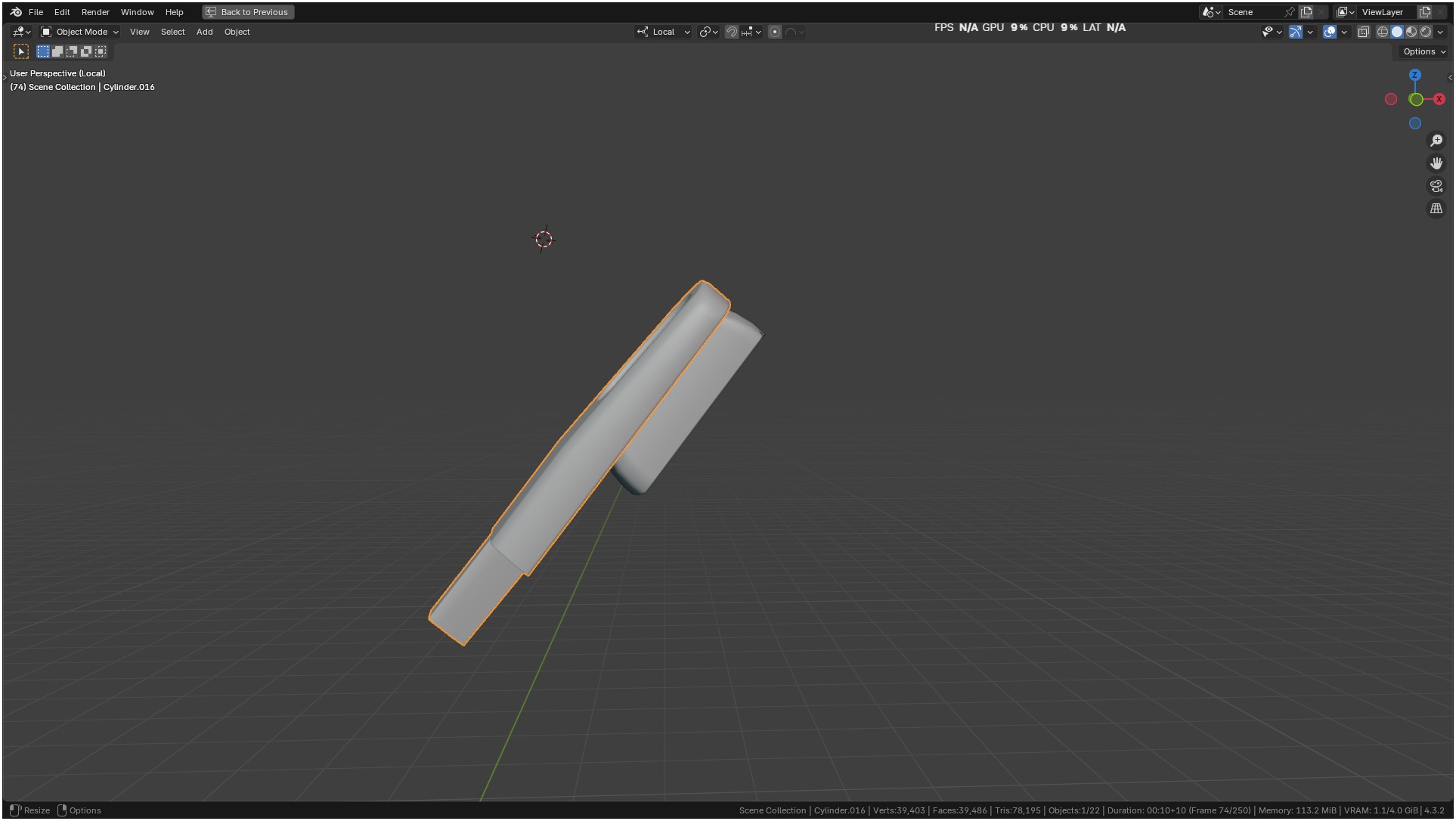 Tischler Standard Straight Biopsy Punch 3D model_46