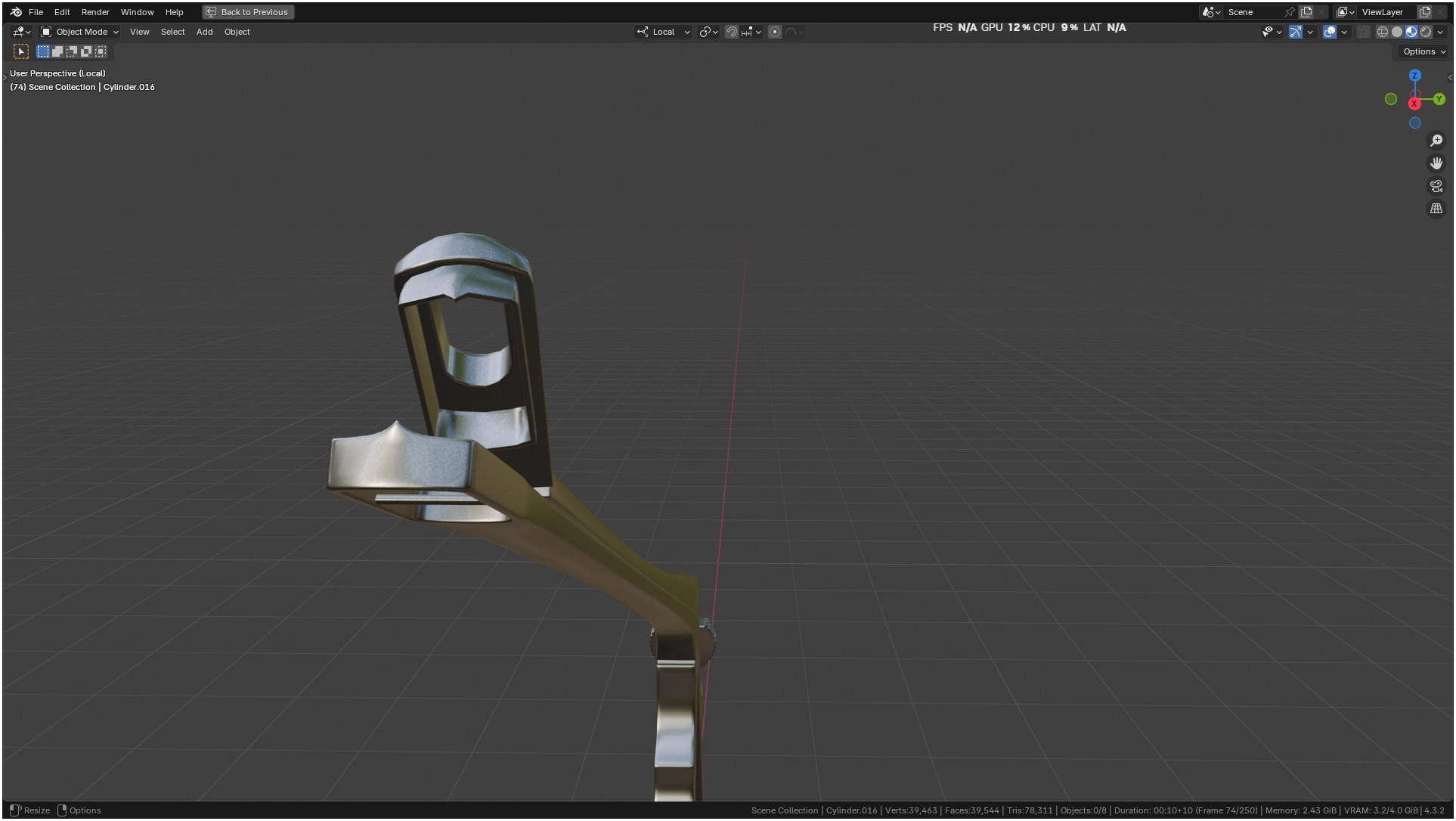 Tischler Standard Straight Biopsy Punch 3D model_60