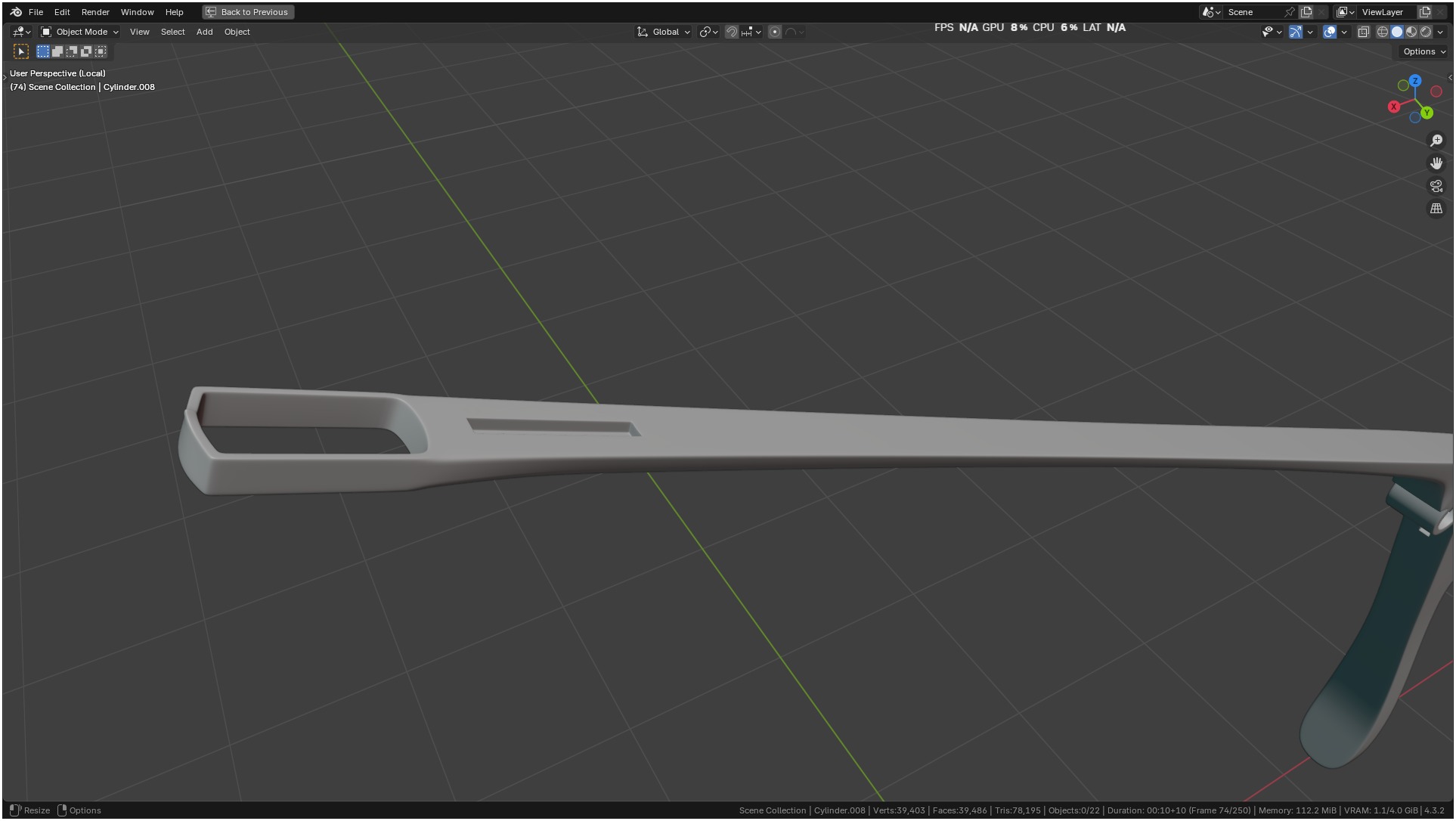 Tischler Standard Straight Biopsy Punch 3D model_34